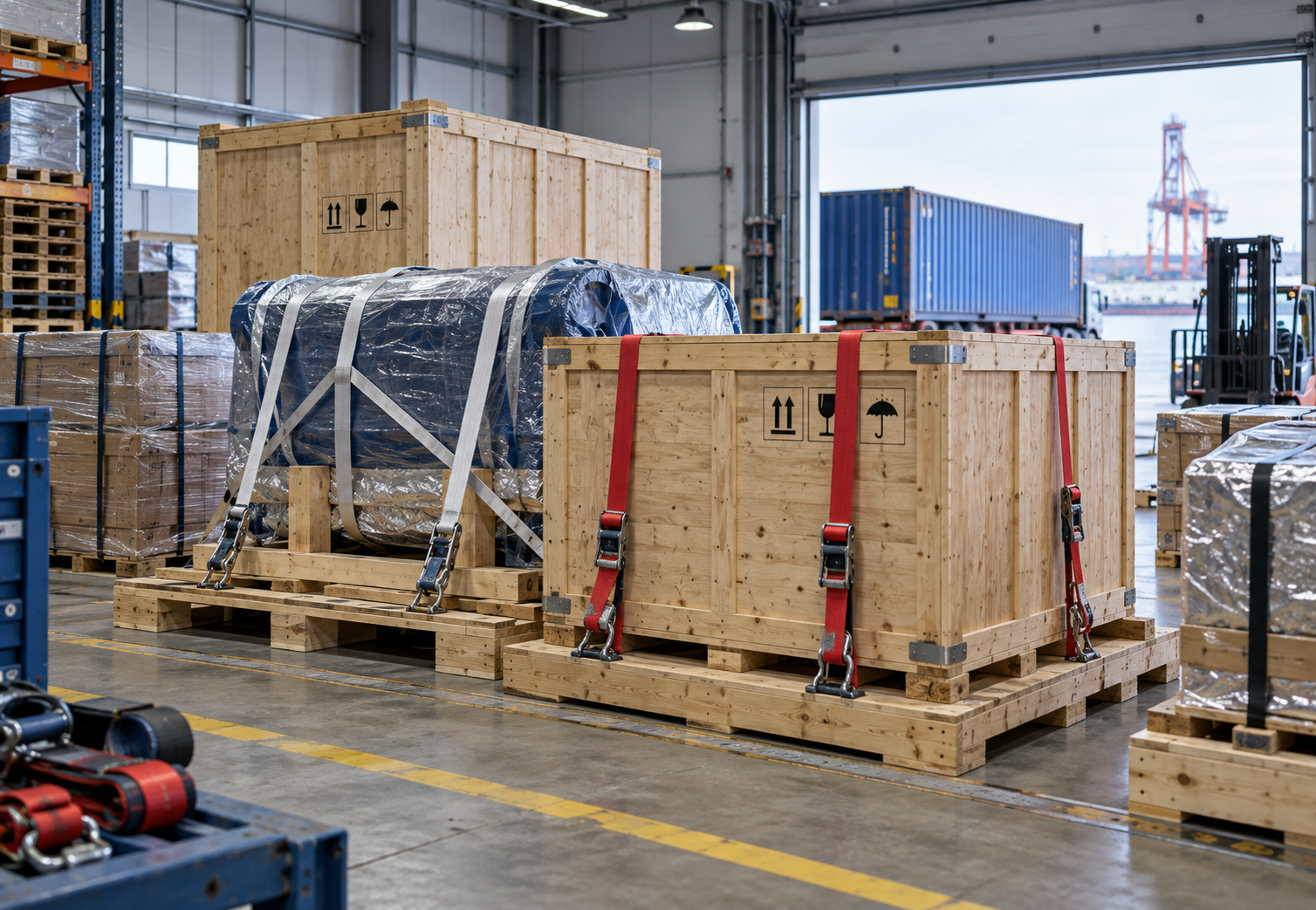 Packing, crating and lashing service